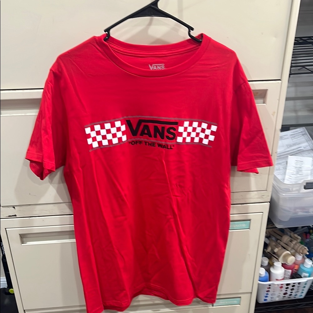 Vans Red Graphic T-Shirt for Men